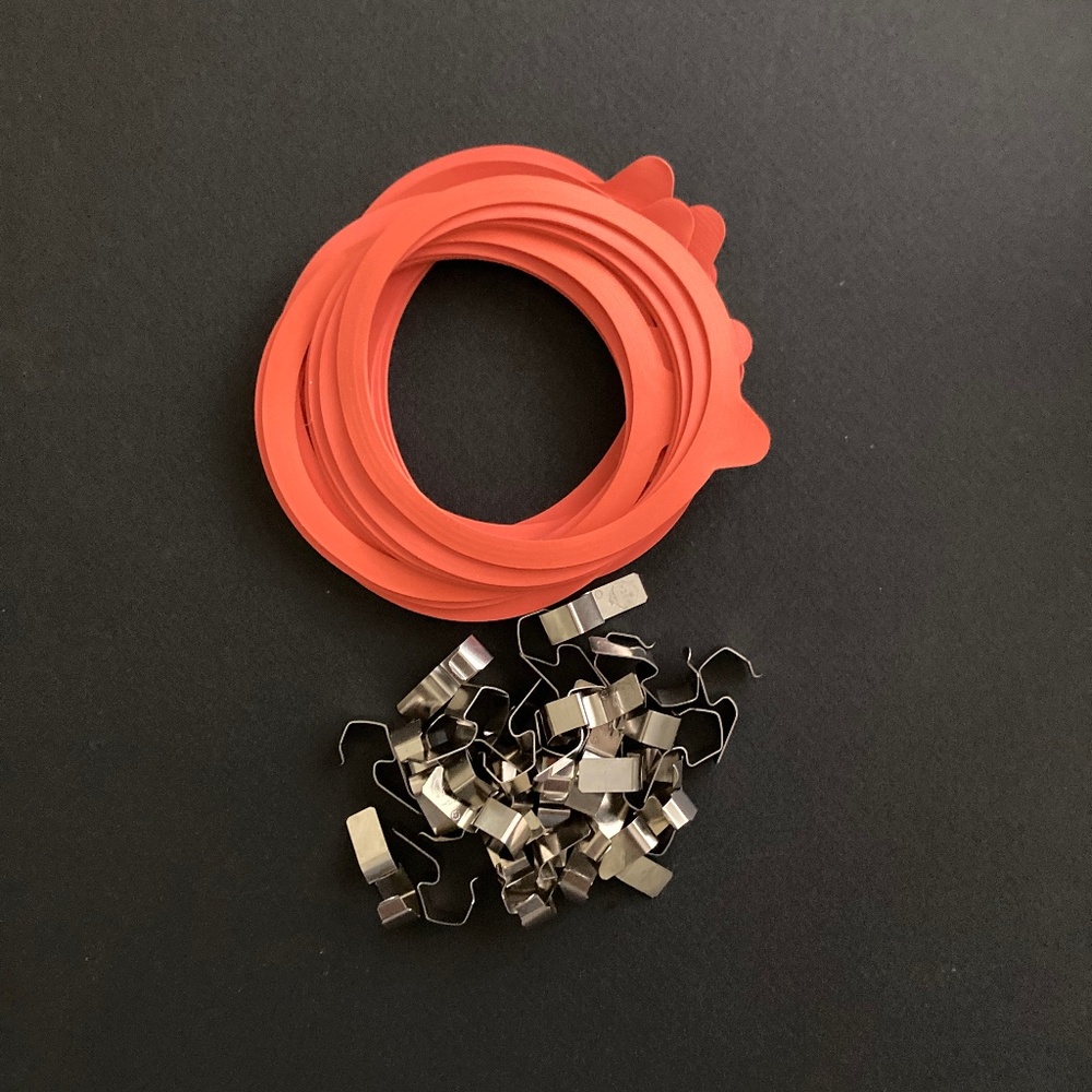 Weck Rubber rings & Clips